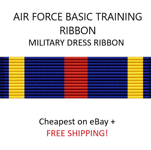 Air Force Basic Training Ribbon  - OFFICIAL ISSUE (for Military Dress Uniform)