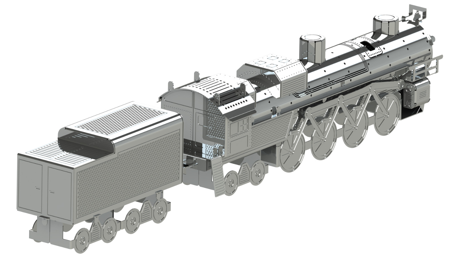 Metal-Time MT082 POLAR STEEL SE Train