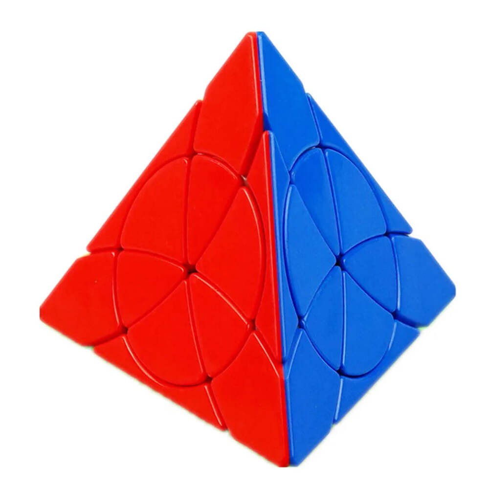 Petal Flower Pyramid Three by Three Three-Dimensional Tower Shape Speed Puzzle
