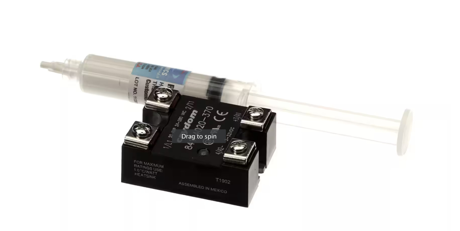 Prince Castle 65-059S Solid State Relay Kit with Thermal Compound, 50A