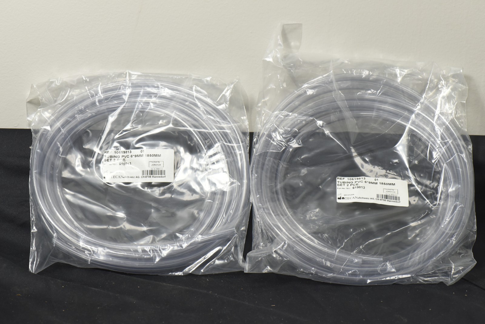 Lot of 2 Tecan 10619813 Tubing PVC 6x9x1850mm