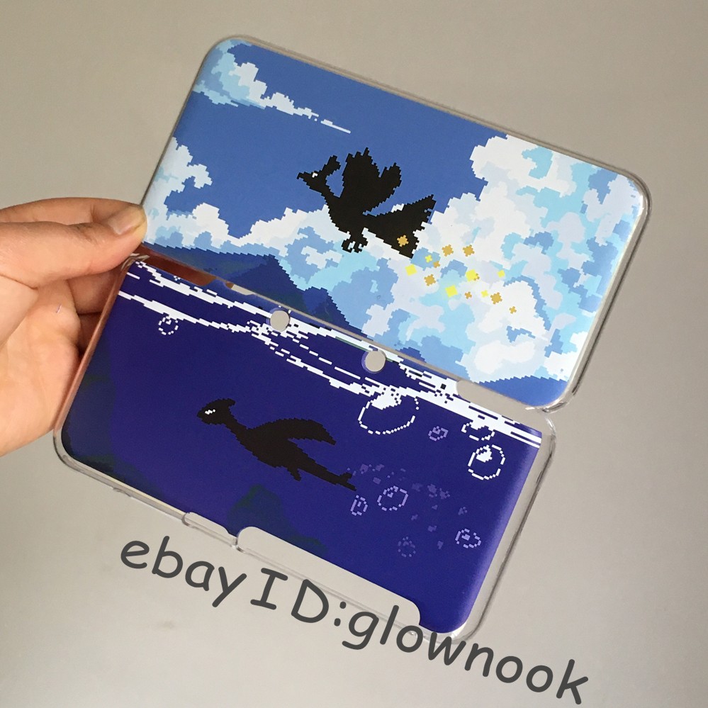 Rare Custom Pixel Art cover Shell for Nintendo series -Handmade DIY Design Case