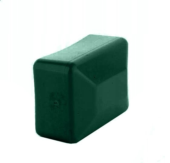 Fence Post Cap 20x30mm Fence Caps Green Post Cap Pyramid Rechteckig