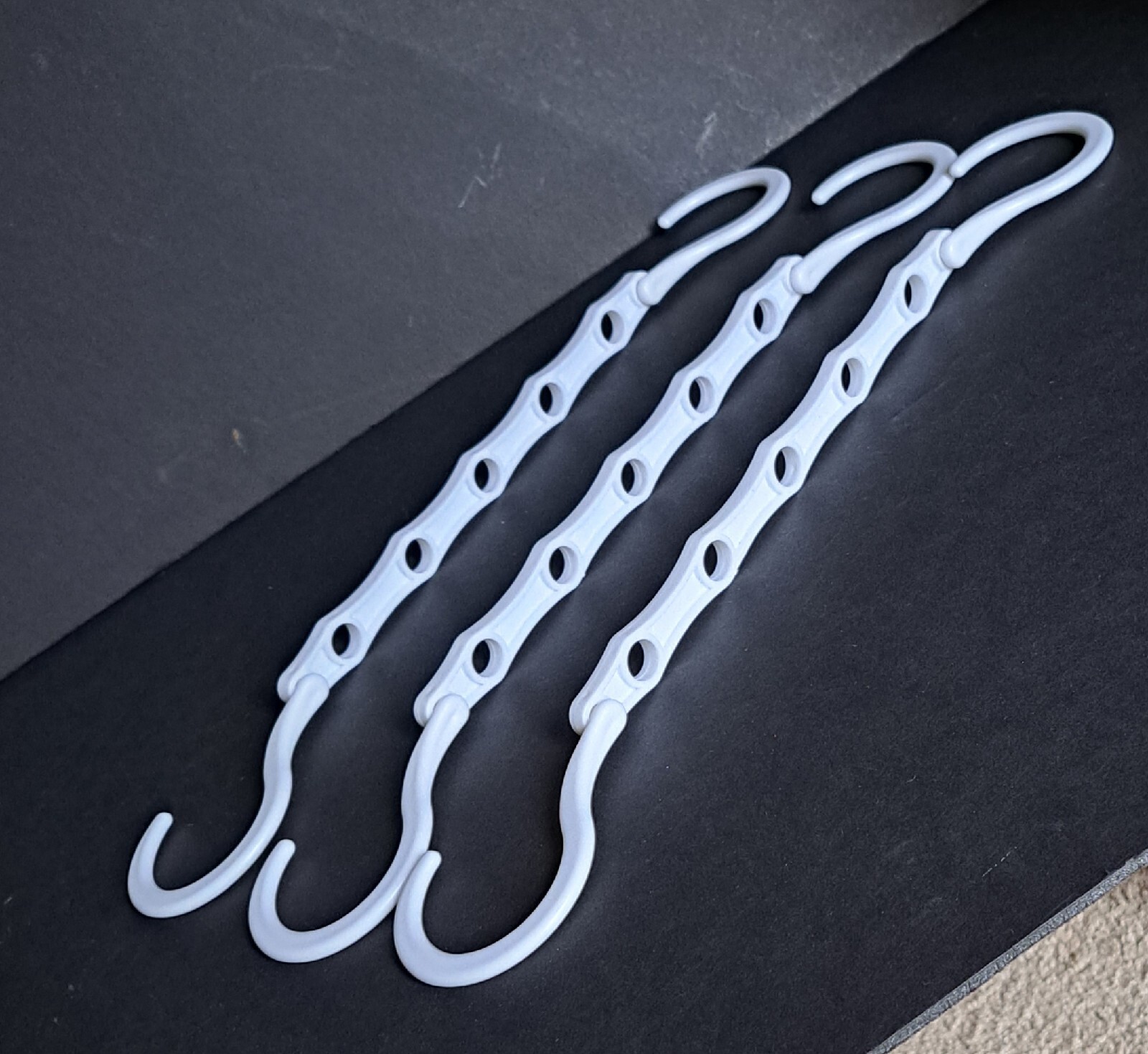 Lot Of 3 Space Saving Magic  Hangers 5 Slots = 15 Hanger Spots. Closet Organizer