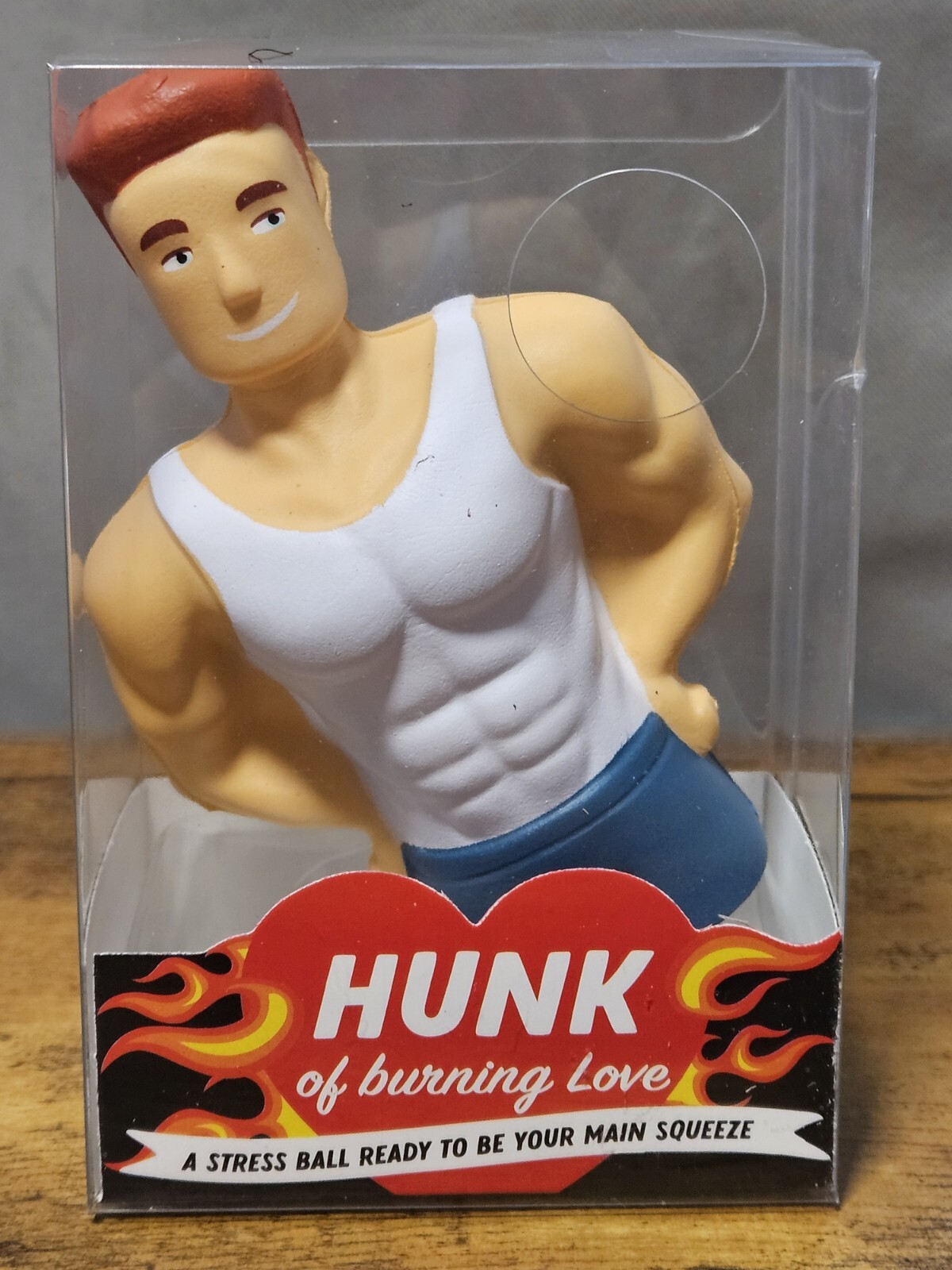 ECCOLO HYNK OF BURNING LOVE STRESS BALL MAIN SQUEEZE ❤️ FUN Valentine's Gift HTF