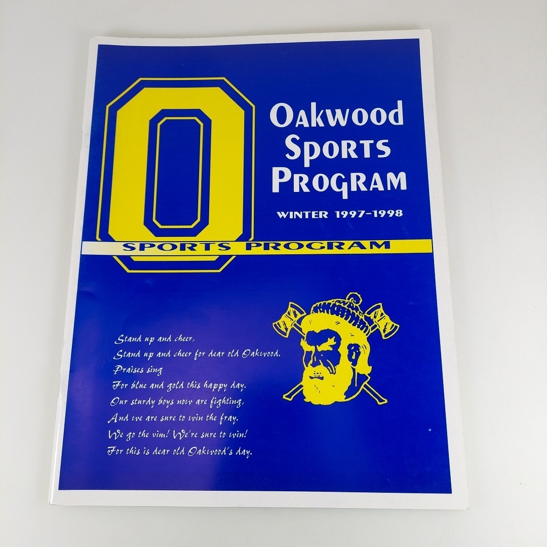 Oakwood Sports Program Winter 1997-1998 Oakwood Dayton Ohio