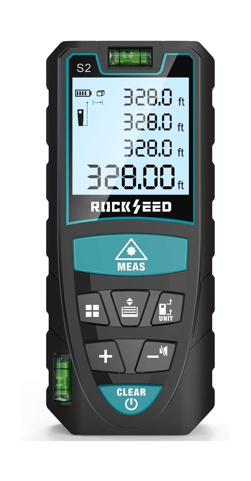 Laser Measure,RockSeed Digital Laser Distance Meter with 2 Bubb... FAST USA SHIP