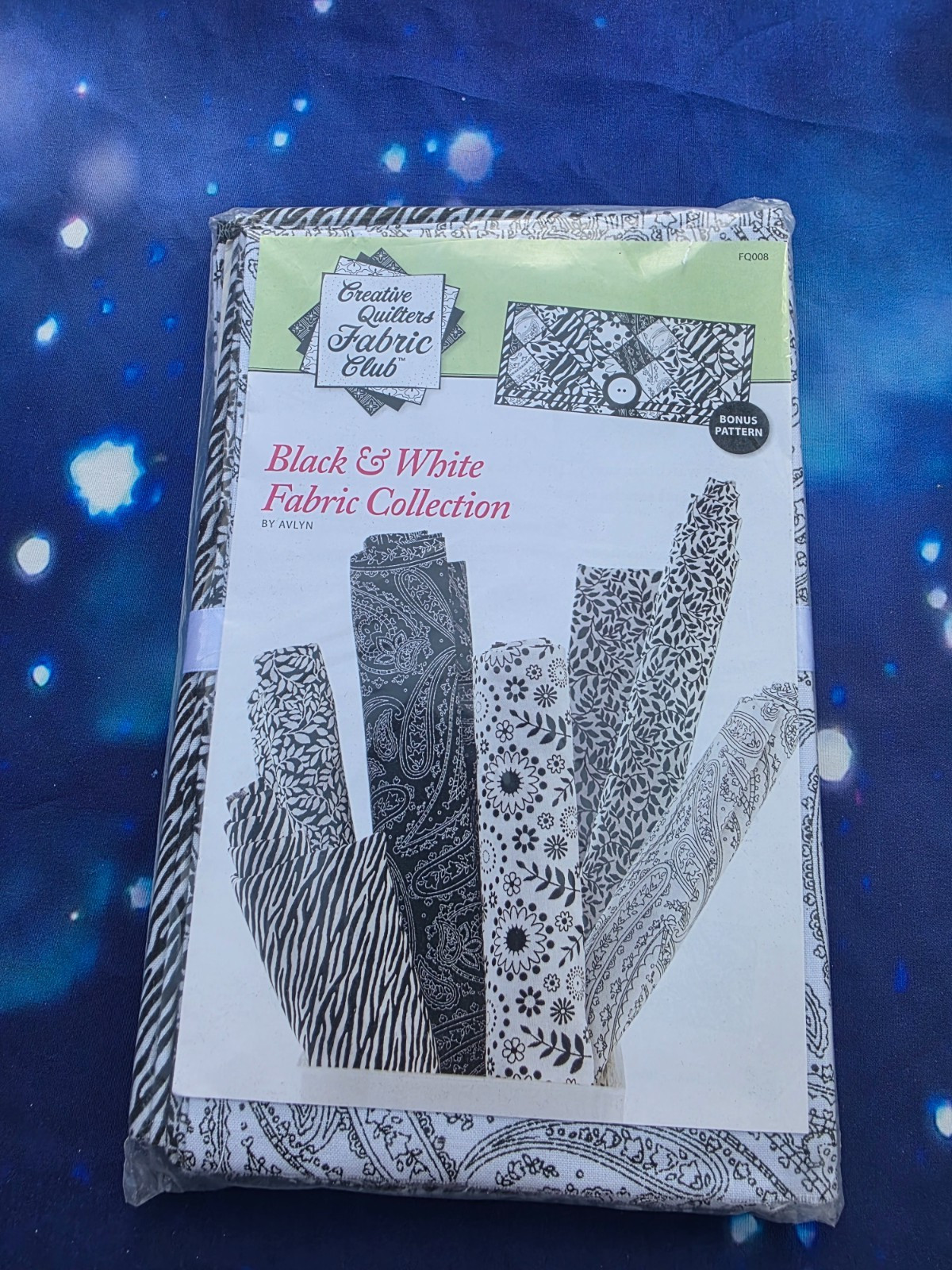Annie's Creative Quilters Fabric Club - Black & White Fabric Collection - New