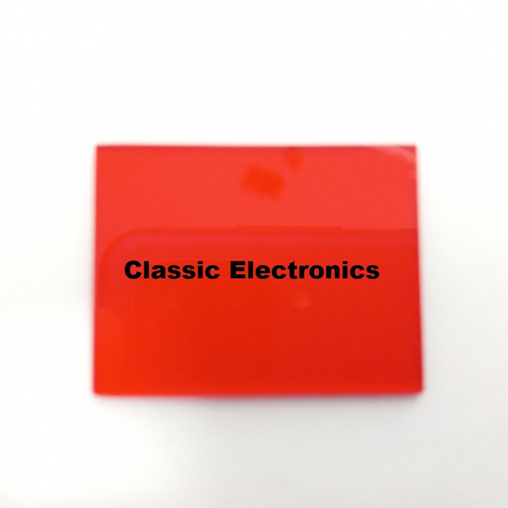 Large Red LED Channel Display Lens For Galaxy, Cobra, Uniden, Ranger, & Others