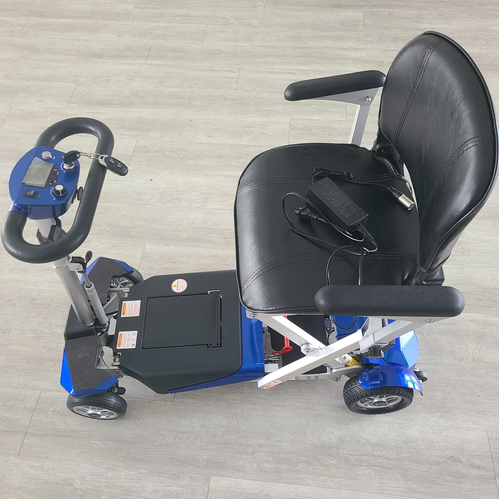 Solax Transformer 2 Electric Folding Mobility Scooter - Blue