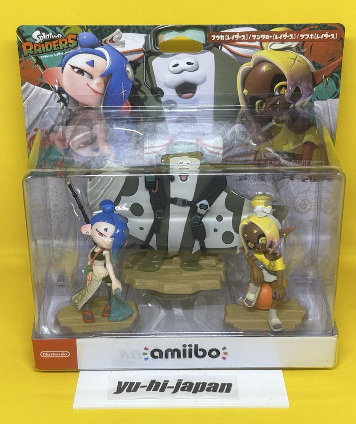 amiibo Deep Cut Raiders Set of 3 Splatoon Series Frye Shiver Big Man Japan New