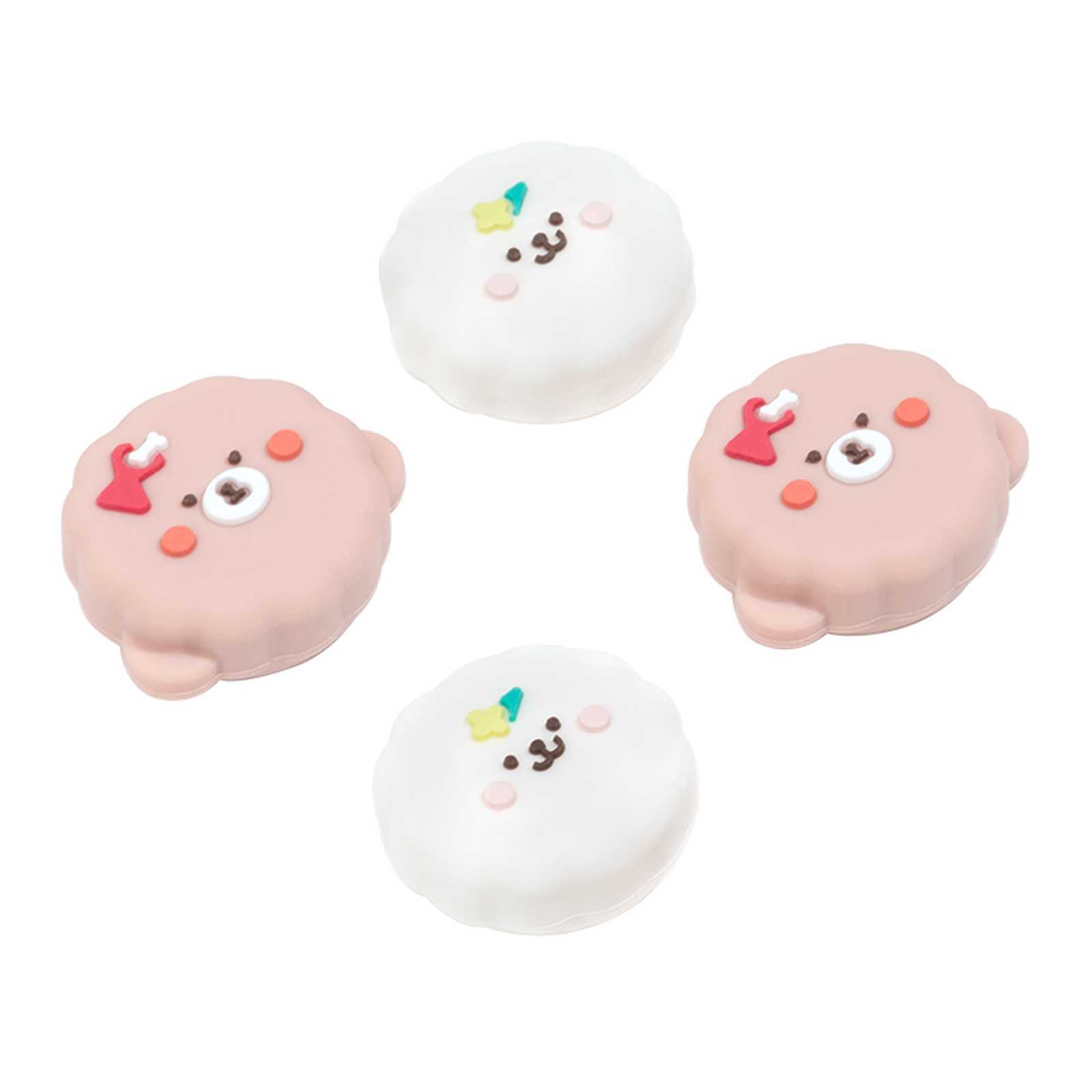 GeekShare Thumb Grip for Nintendo Switch/OLED/Lite Bichion Frise Silicone 4PCS