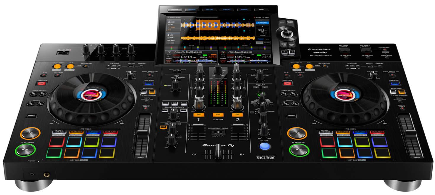 Pioneer DJ XDJ-RX3 2-Channel All-In-One DJ system + XS-XDJRX3 W Case + 2x Cables
