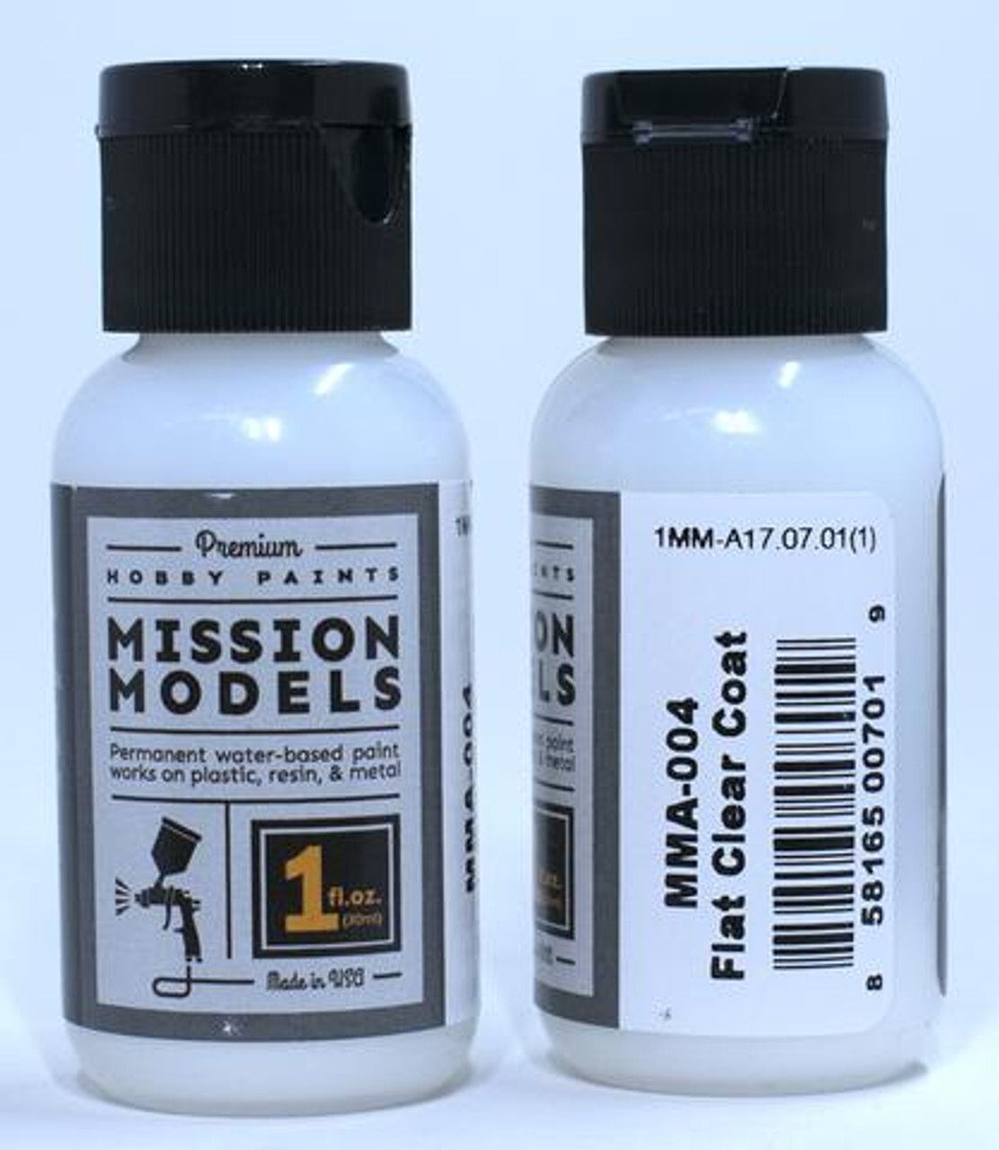 Mission Models Flat Coat Clear 1fl oz  MMA-004