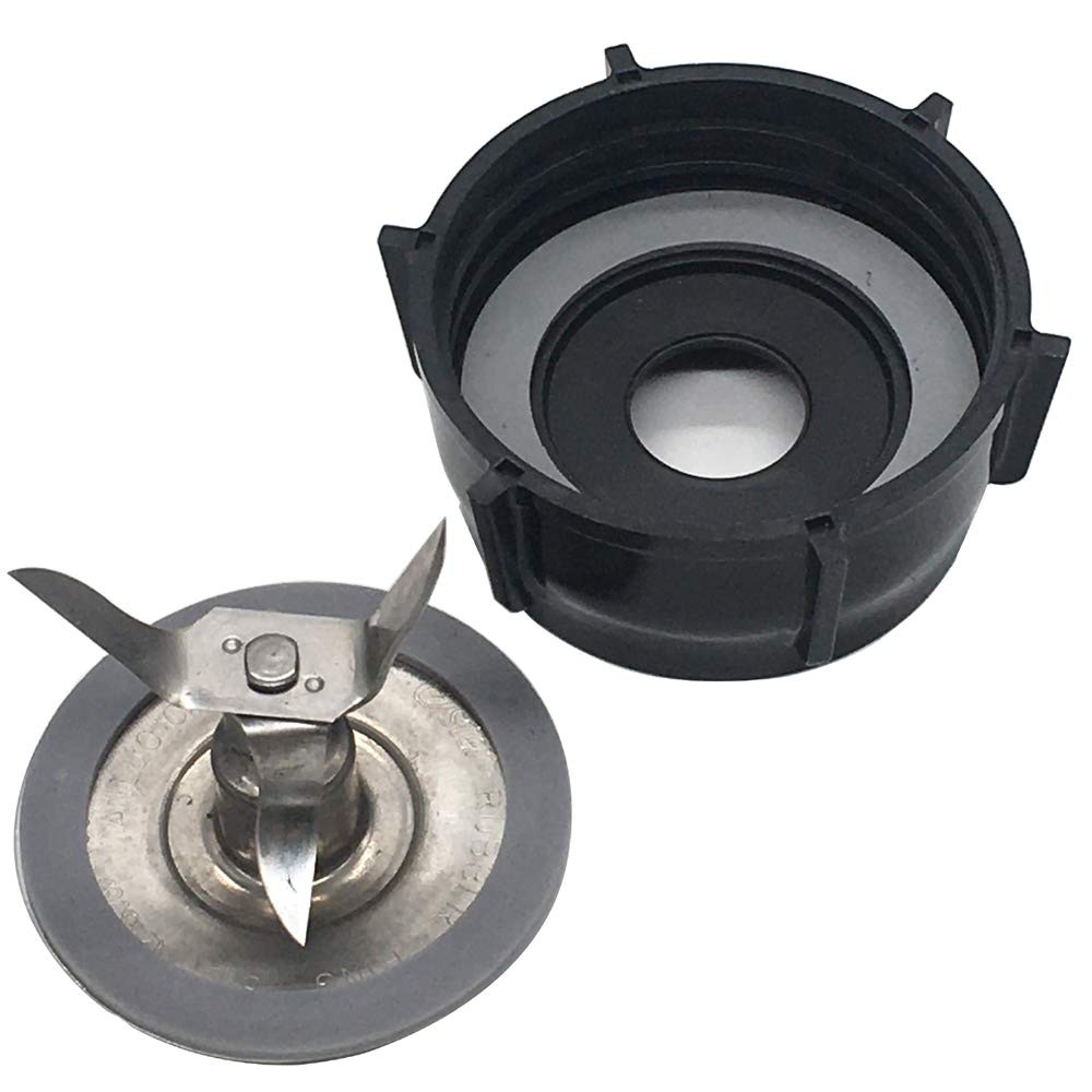 Ice Crusher Blade with Replacement Jar Base Cap, 2 Rubber O Ring Sealing Ring...