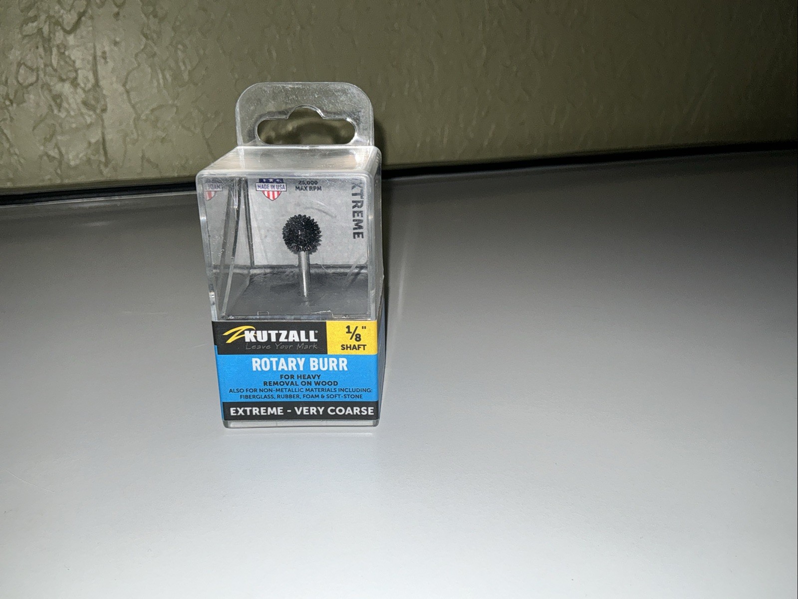 Kutzall Rotary Burr 1/8” Shaft Extreme-Very Coarse Brand New For Heavy Removal