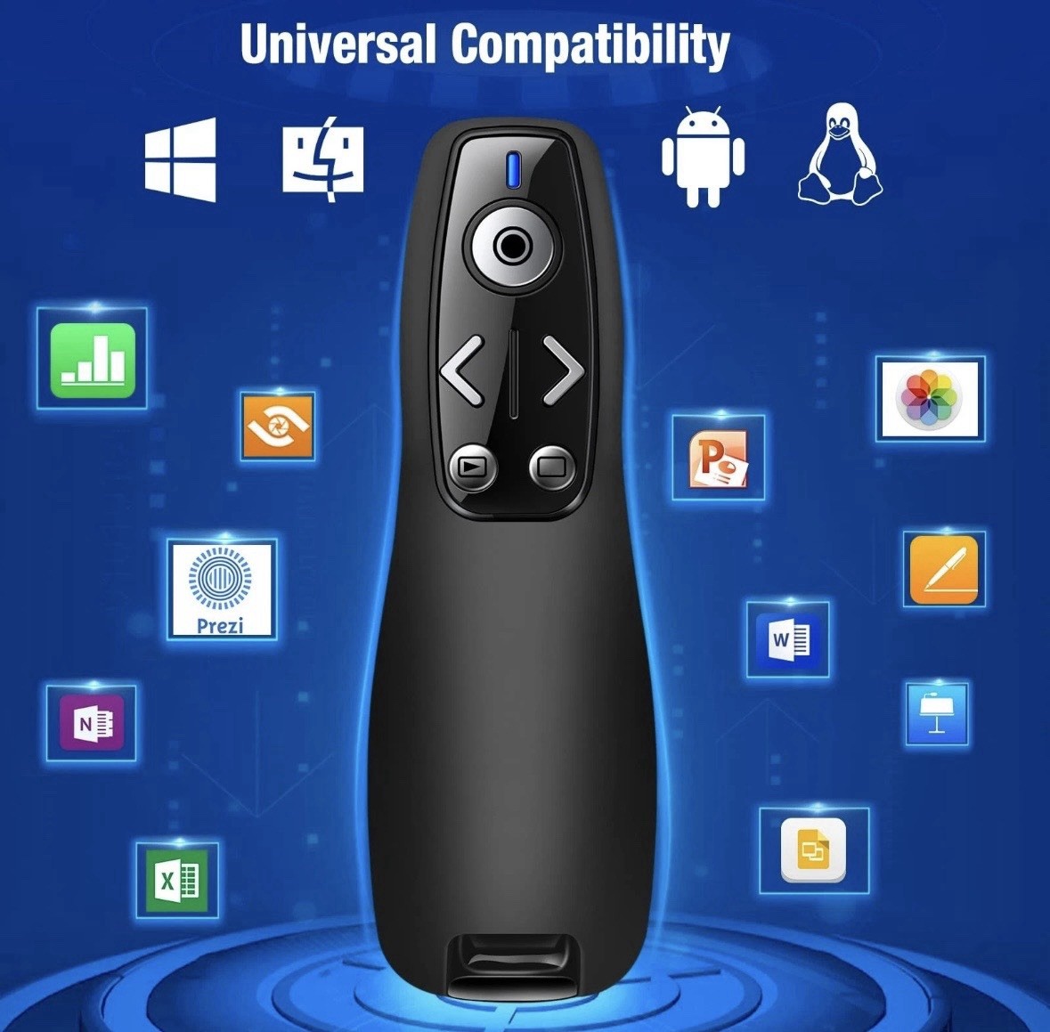Presentation Clicker Wireless Presenter Remote for PowerPoint, Powerpoint