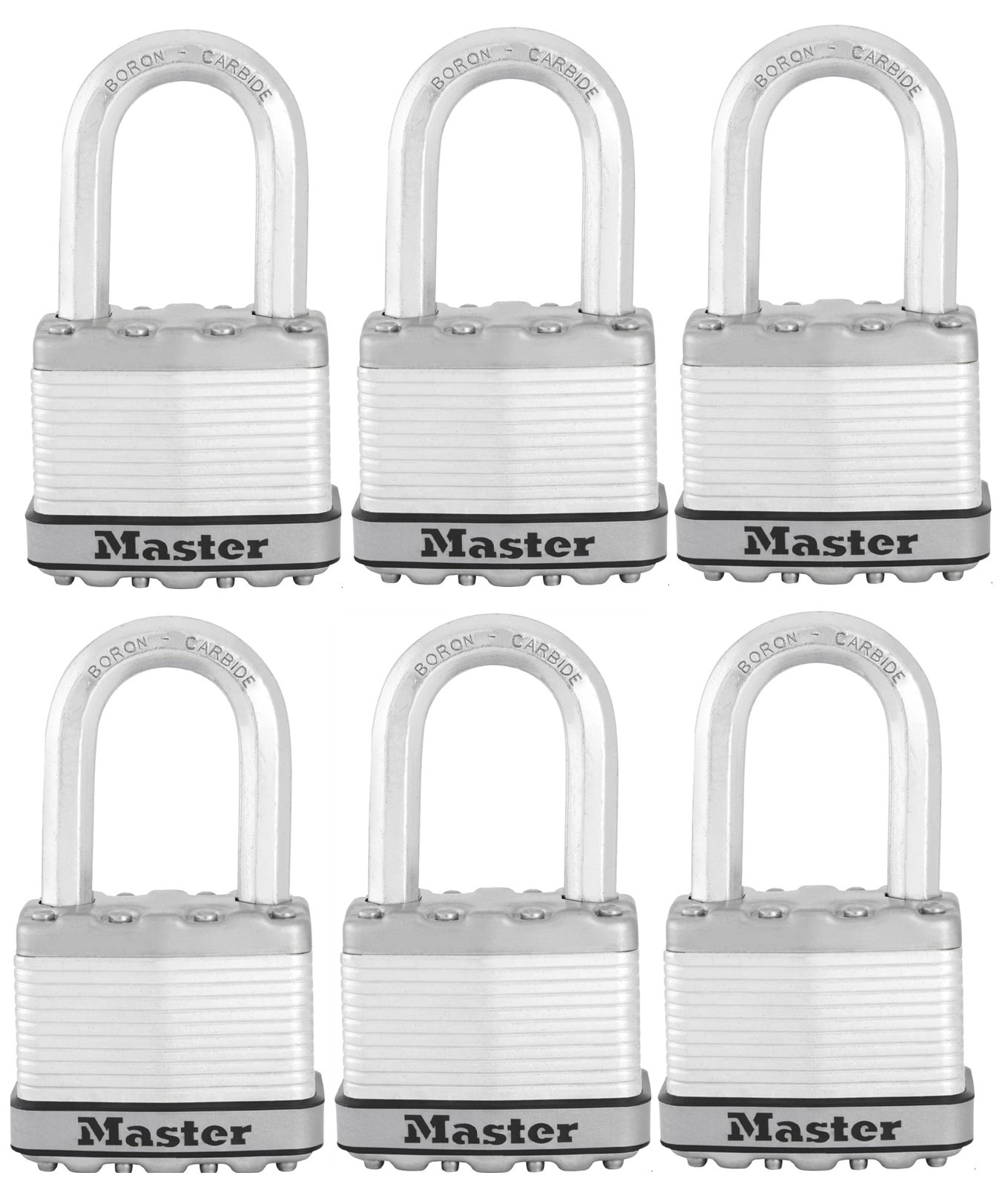new Master Lock M5KALF X2866 Quantity of 6 Magnum Carbide