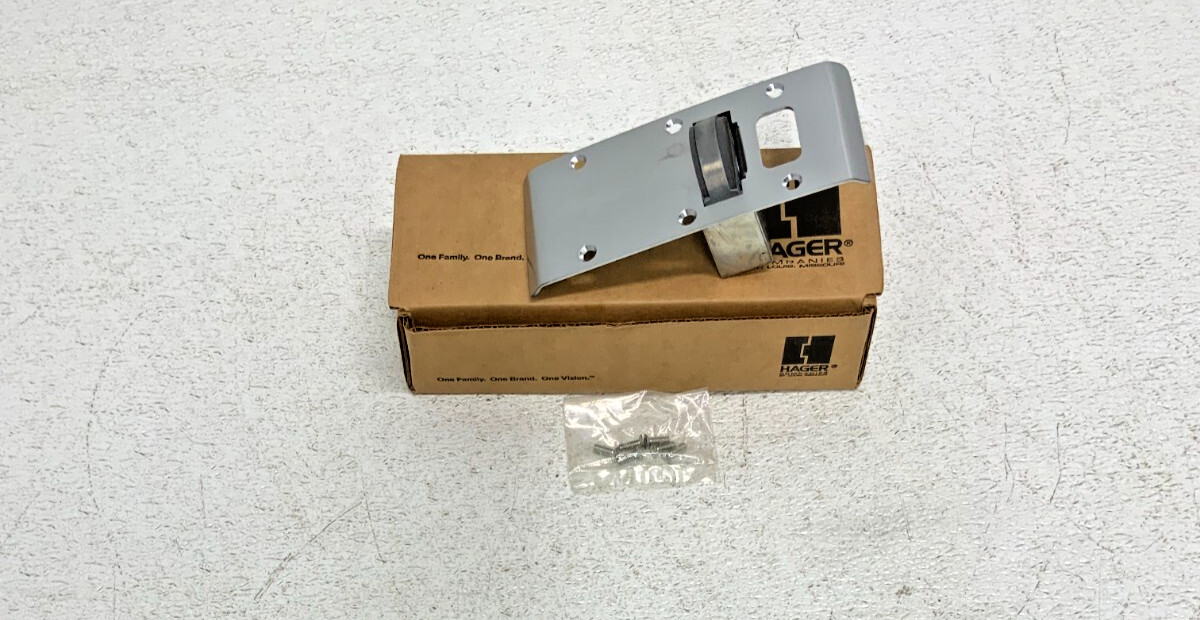 NEW Hager 457 Comb. Rescue Door Stop 2-Way Strike Plate 5-3/4" X 1-3/4" LH 242A