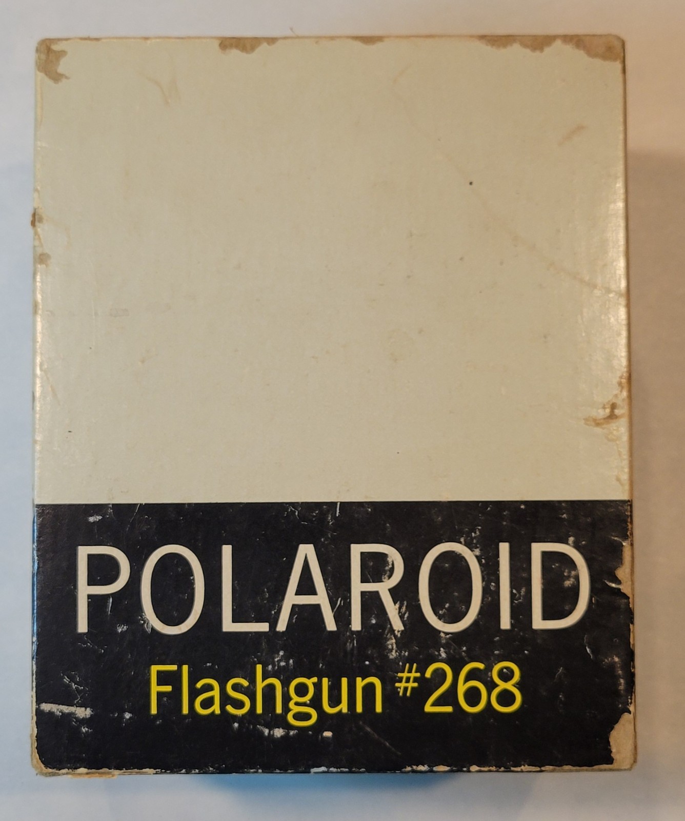 1963 Polaroid Blue Lens Flashgun #268 Camera Attachment w/ Box Untested CIB