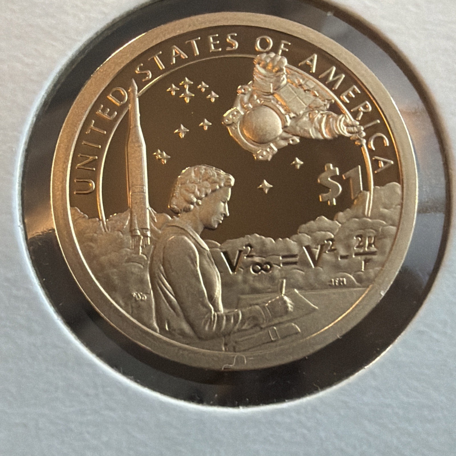 2019 S Sacagawea Dollar -Mary Ross Space Program- ✼PROOF✼
