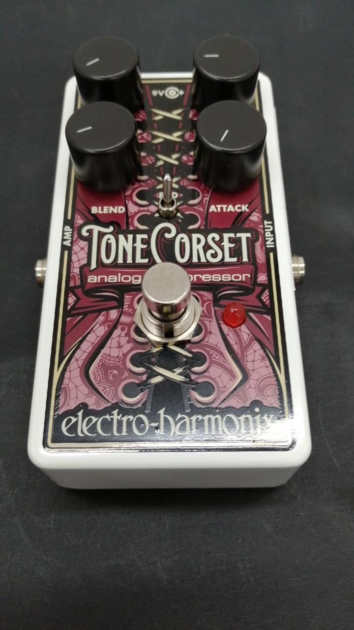 Electro-Harmonix ToneCorset Compressor Pedal, 4-Knob Old-School Sound Used