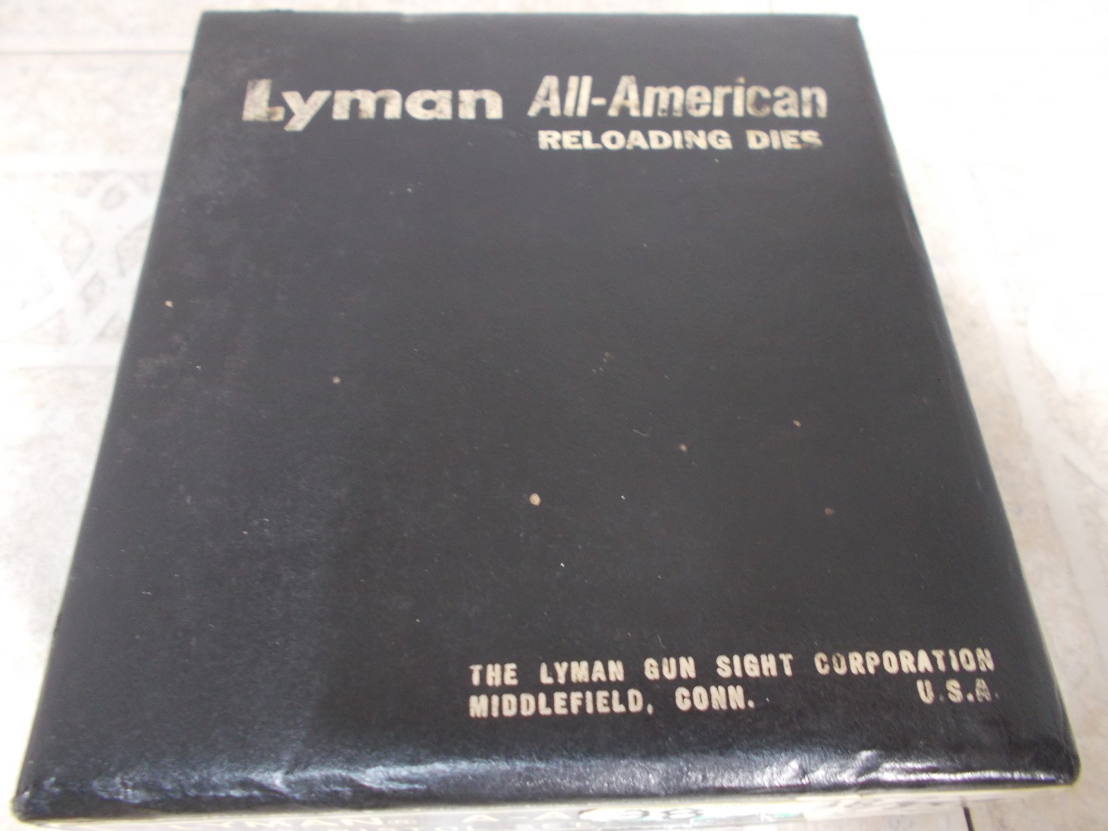 Lyman All- American .38/357 Reloading Dies 3- Die pistol Set