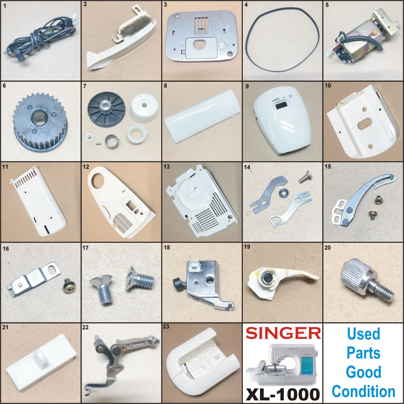 SINGER XL-1000 USED PARTS IN GOOD CONDITION & TESTED SOME FIT XL-150 & XL-100