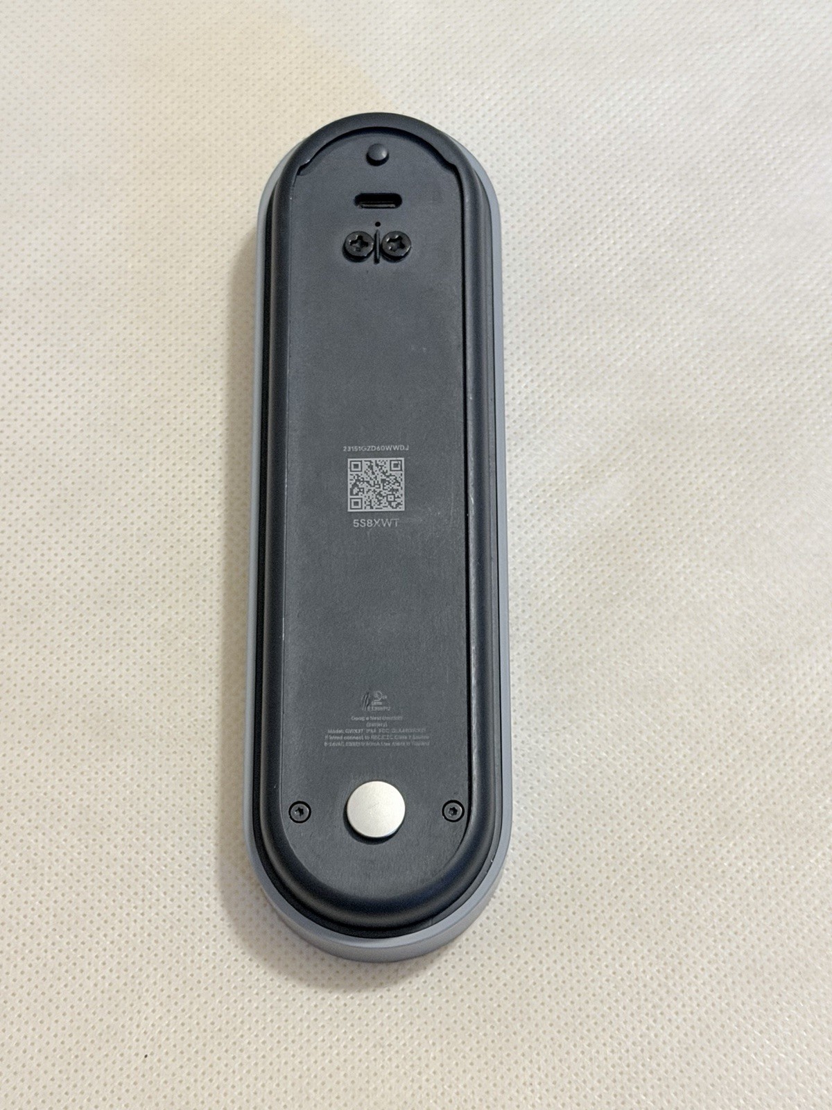 Google Nest Doorbell (Battery) Ash
