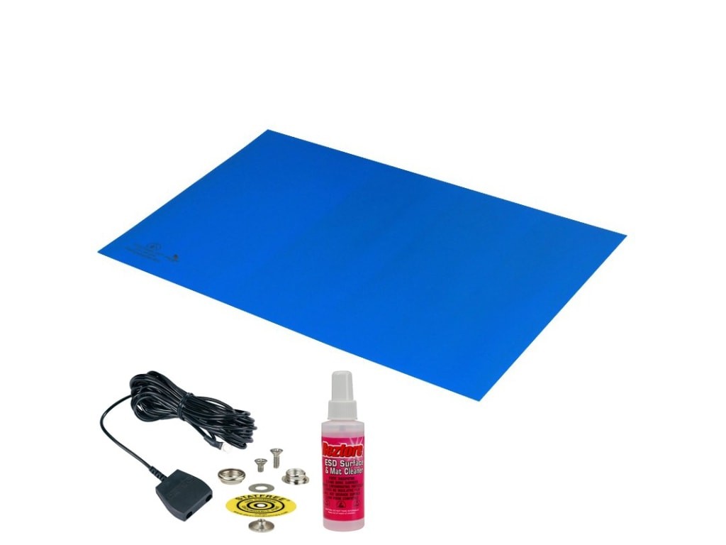 Desco 42465 - Statfree Z2 dissipative three layer vinyl mat, 0.125' thick with