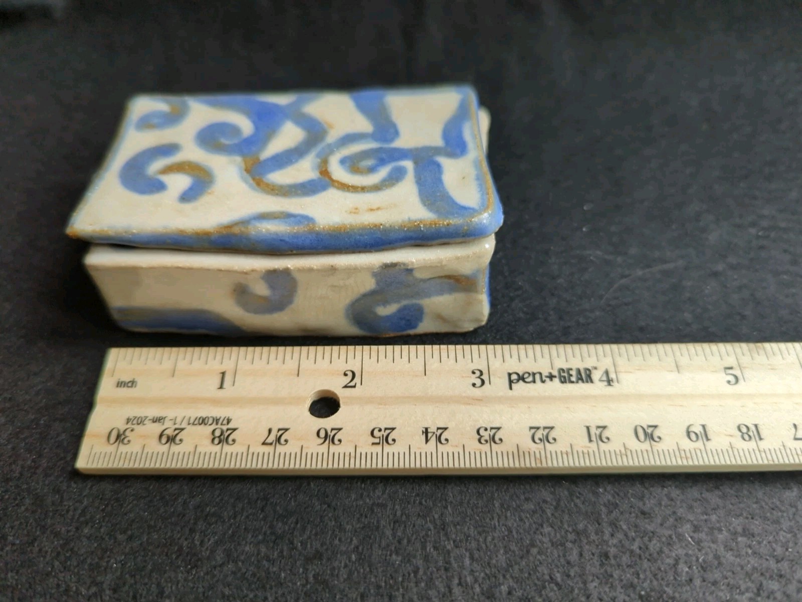 Handmade And Handpainted Trinket Box