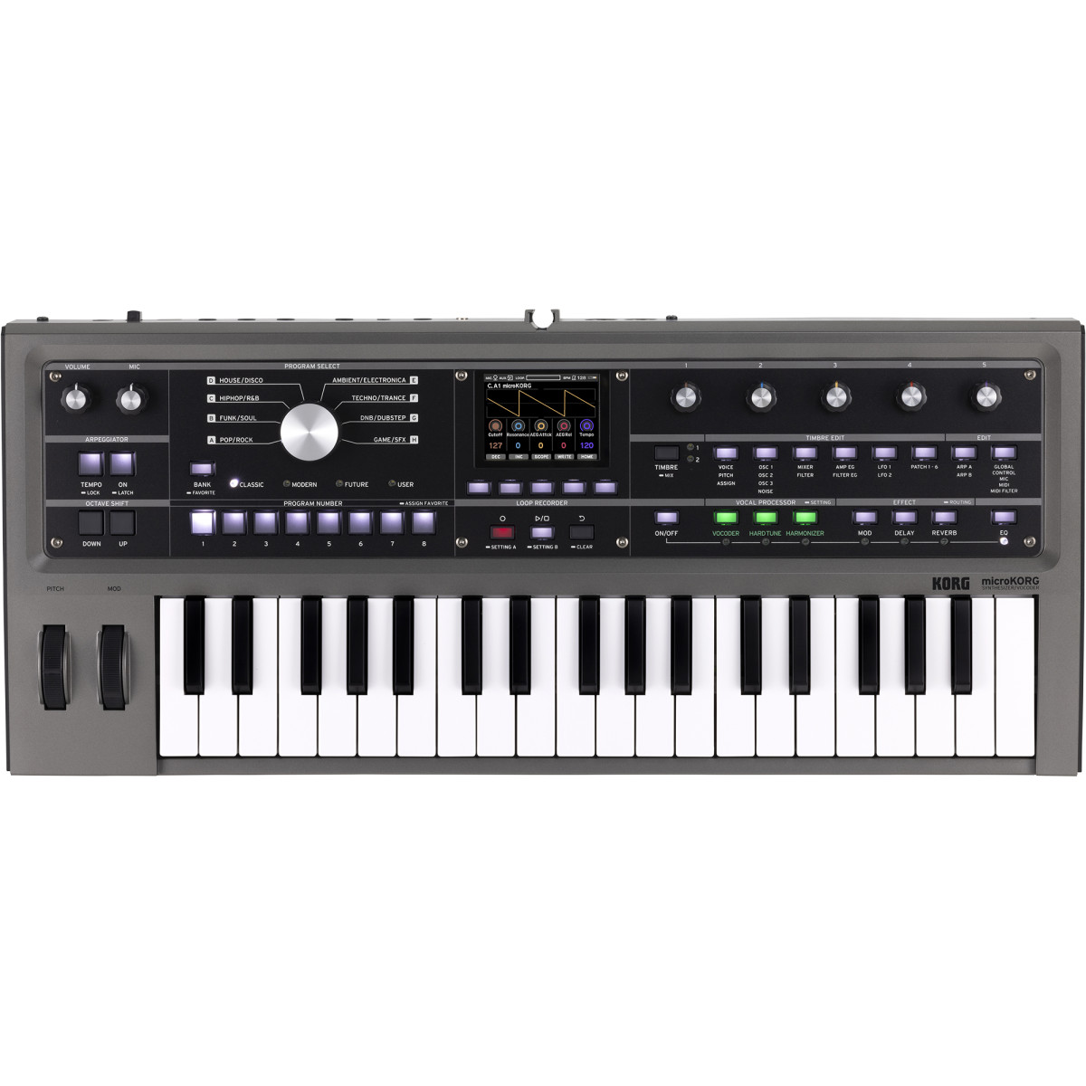 Korg microKORG 2 + Vocoder Keyboard SYNTHESIZER, B-Stock, MINT condition!!