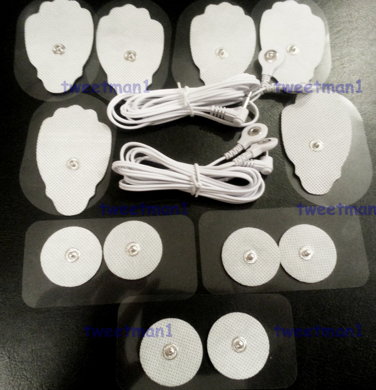 2 ELECTRODE DUAL LEAD WIRE- 3.5mm +(6LG + 6SM)ELECTRODES FOR SMART RELIEF UNIT