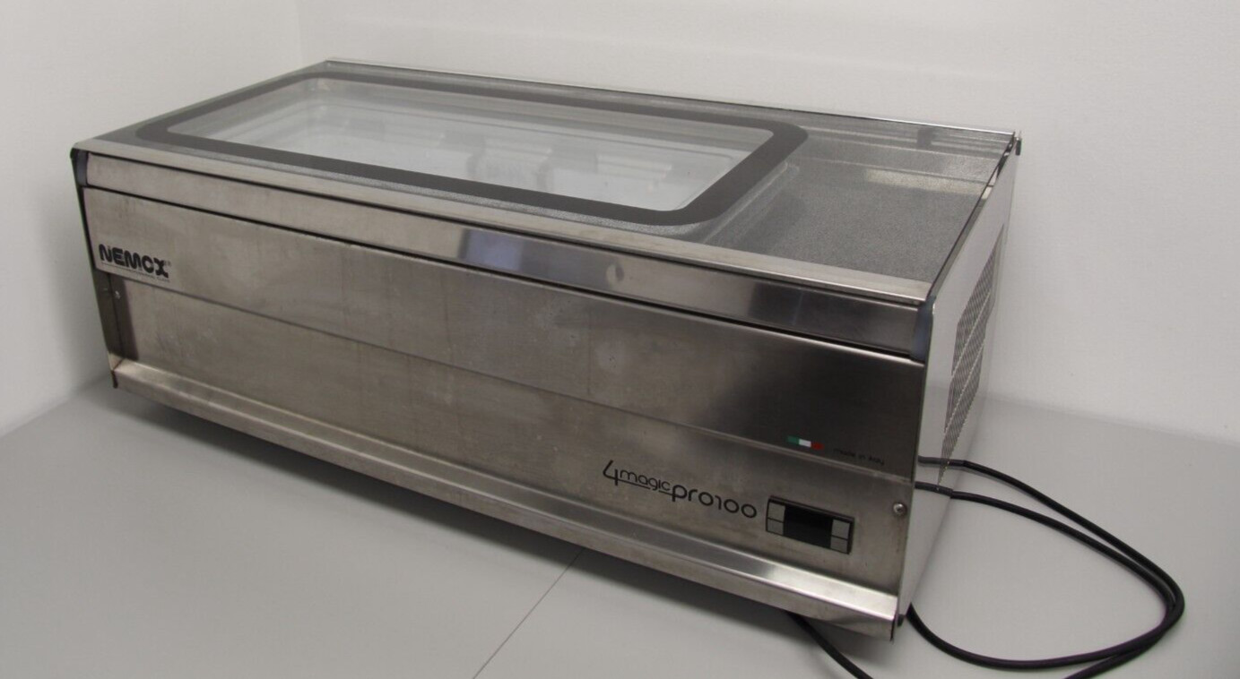 NEMOX Gelato 4 Magic Pro 100 Gelato Ice cream Display And Dipping Cabinet