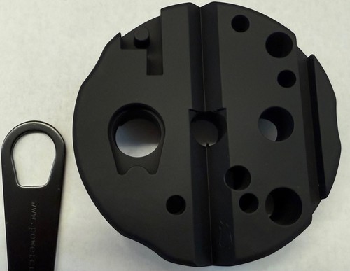 Bench Block, Assembly & Disassembly for all handguns w/Bushing Wrench .45