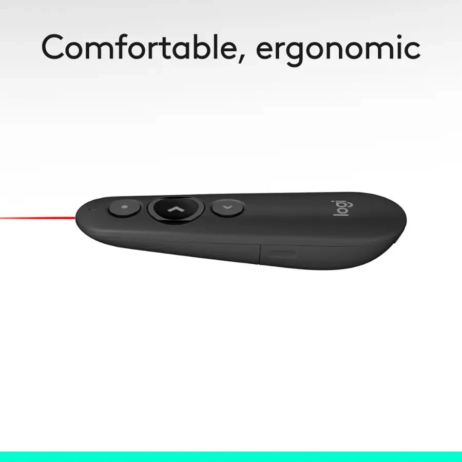Logitech - R500s Presenter Bluetooth and USB Remote Control - Graphite