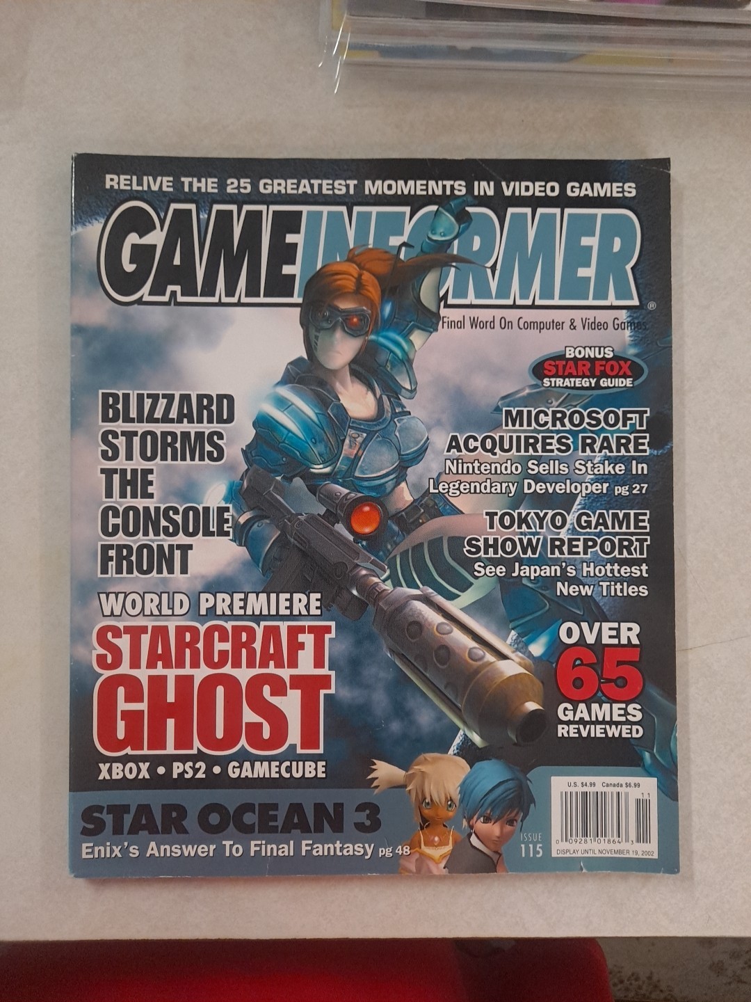 Game Informer Issue 115 Starcraft Ghost Star Ocean 3 Nov 2002
