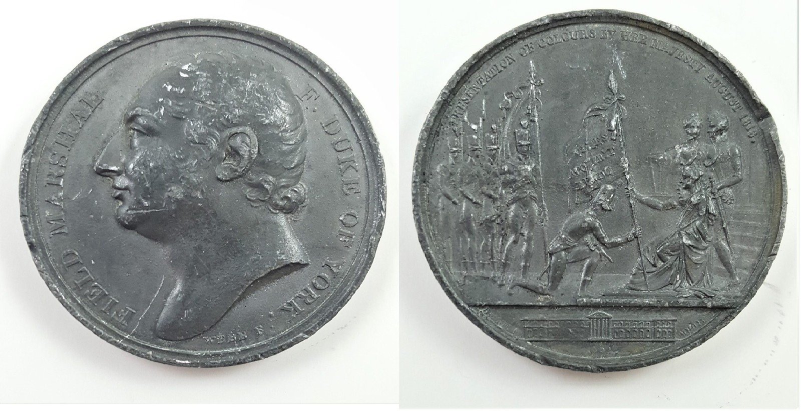Royal Military College Medal 1813 Ceremony VF 40mm Netherlands 🇳🇱
