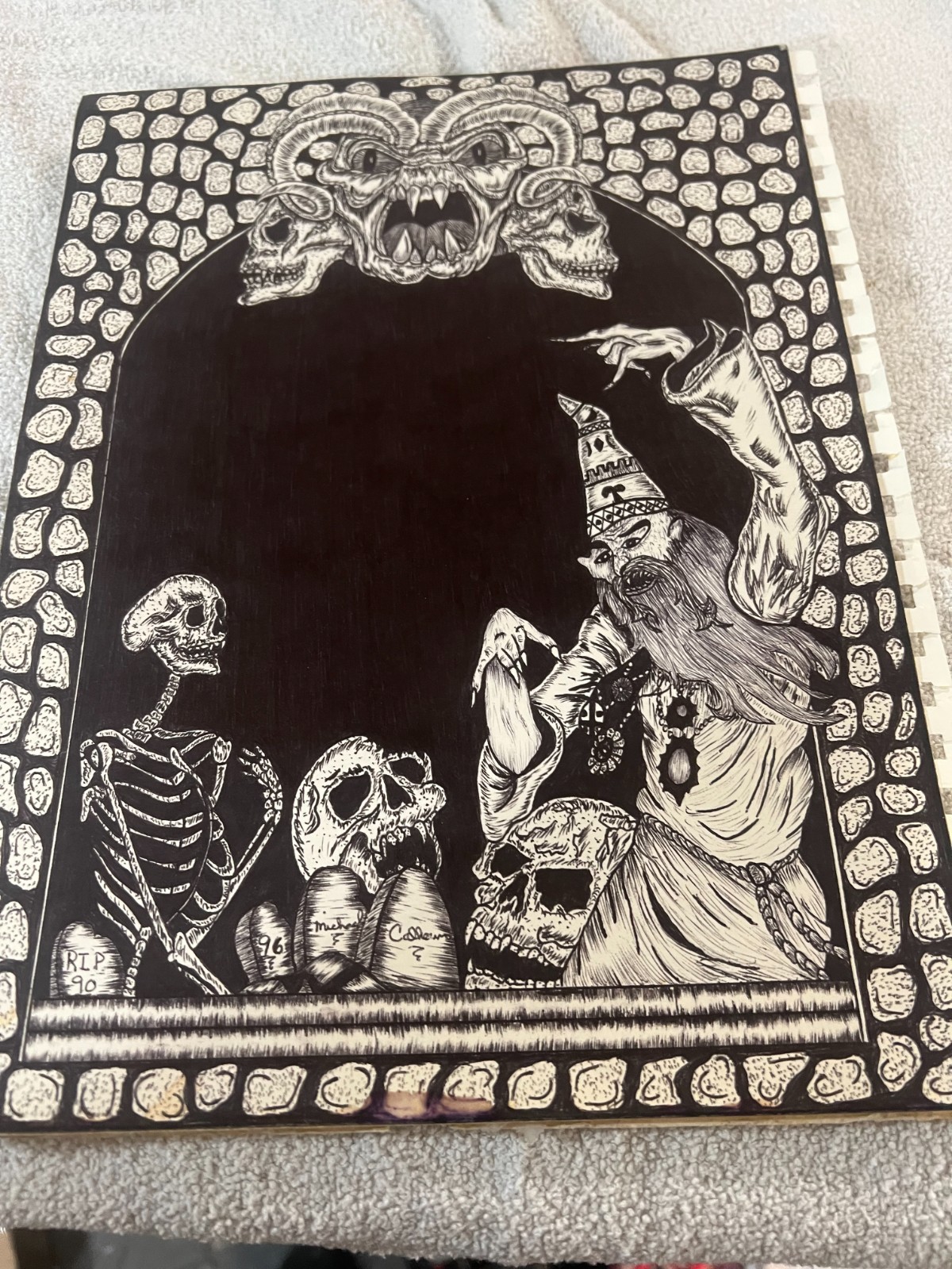 Drawing by serial killler Michael Calhoun