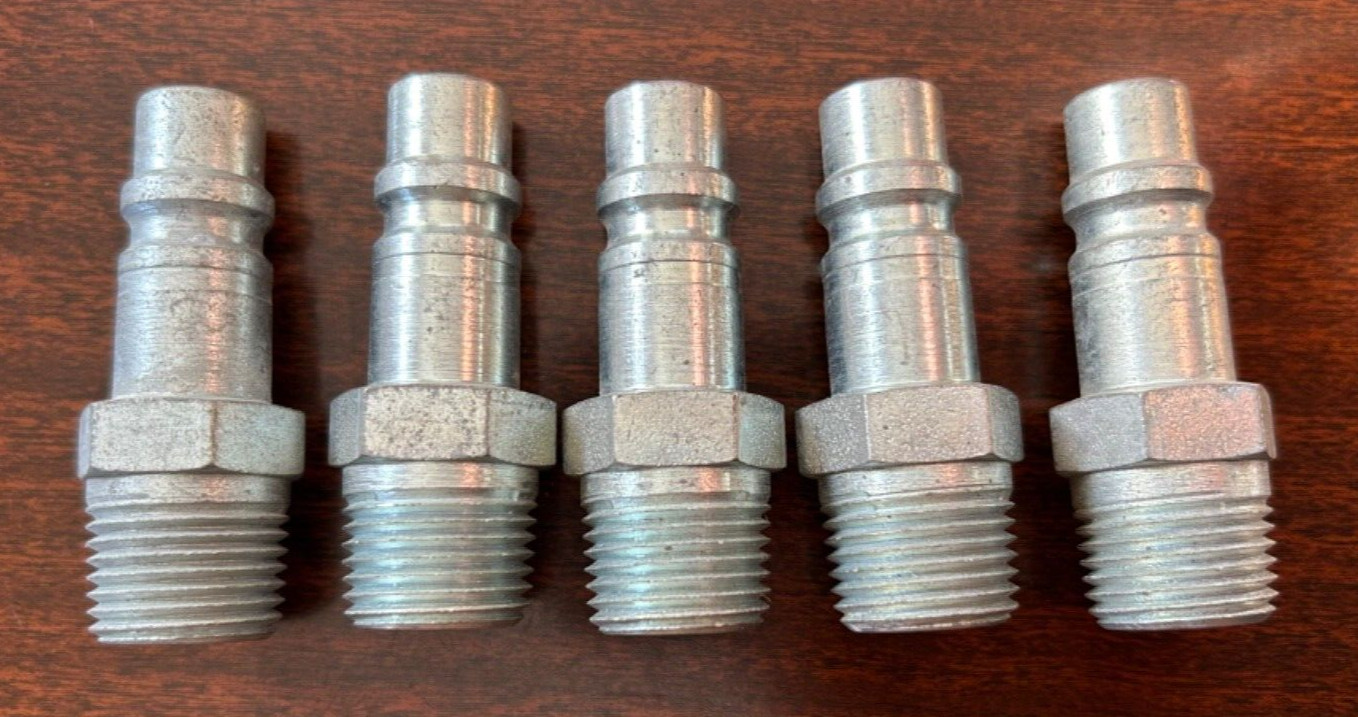 Coilhose (1201) 1/2" Male NPT Industrial Pneumatic Hose Connector  Lot of 5, new