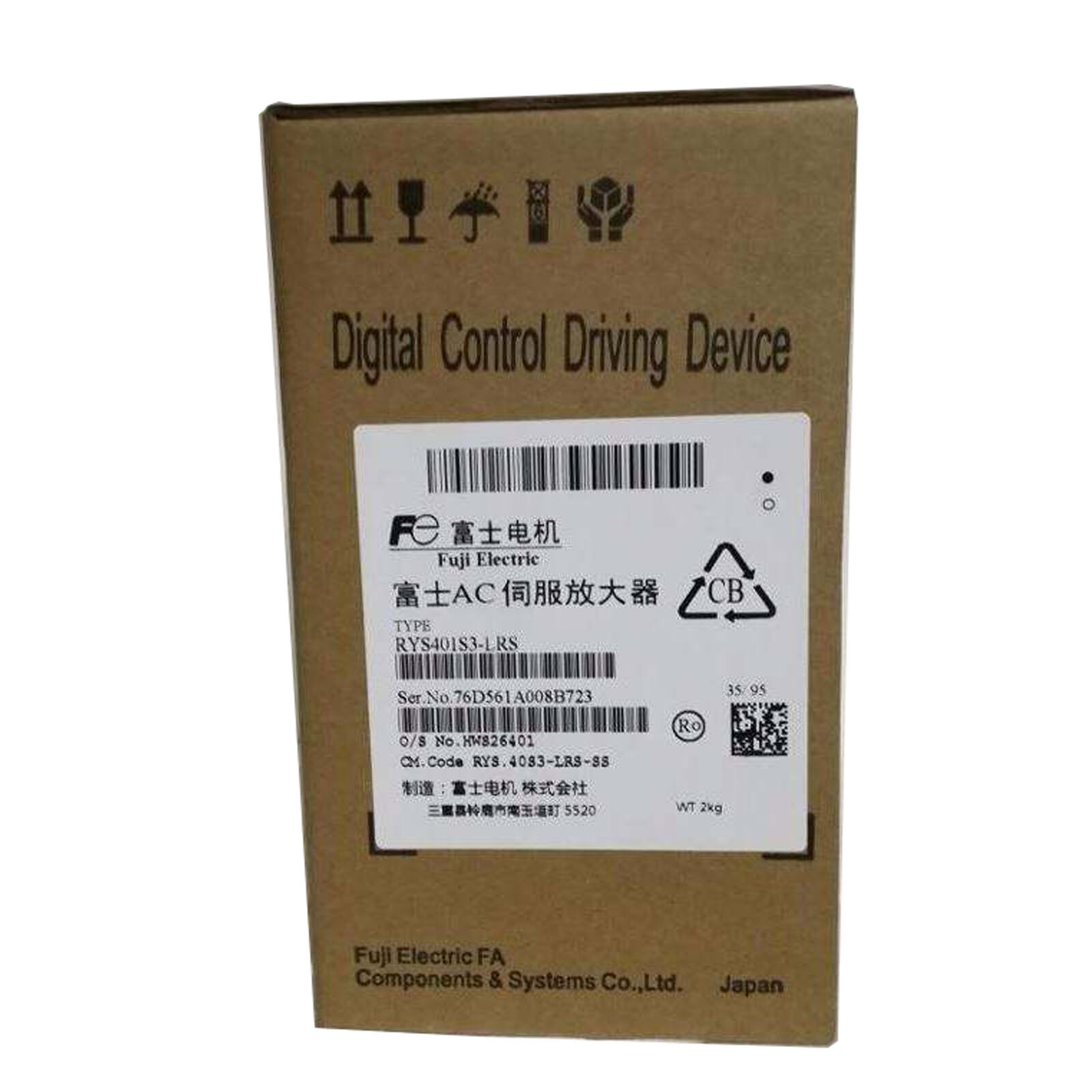 1PC New In Box FUJI RYS401S3-LRS Servo Drive