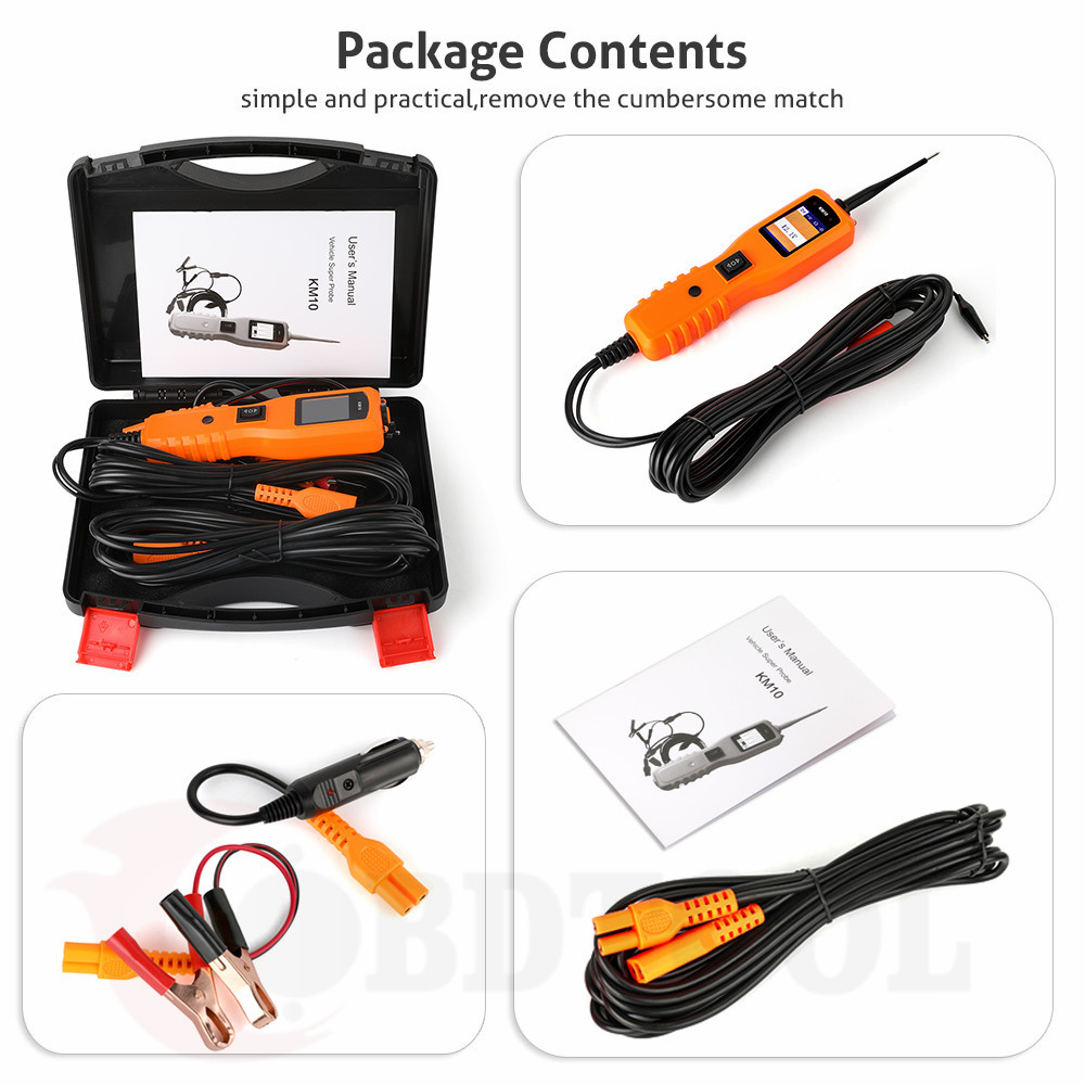 Car Circuit Battery Tester Electrical AVOmeter Detection Probe Diagnostic Tool