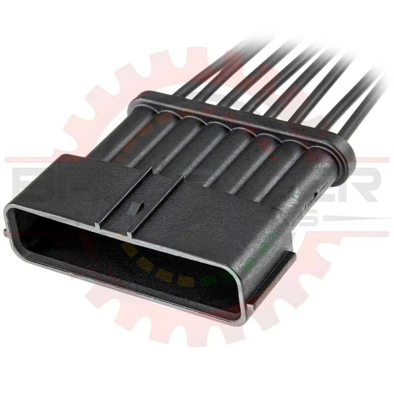 8 Way Receptacle Pigtail for Japanese Applications - Gray