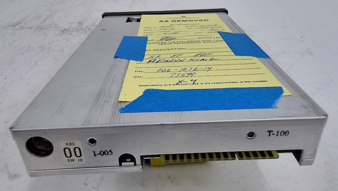 ADF Receiver KR-87 Bendix King 066-1072-12 with tray