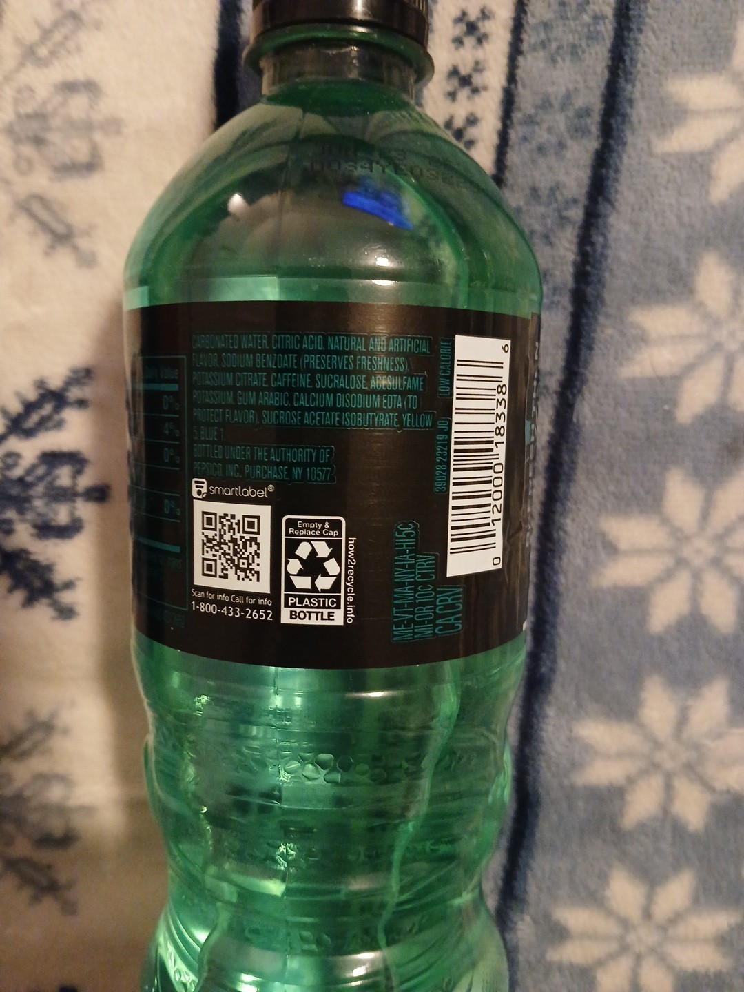 Mountain Dew Baja Blast Zero Sugar Full 20oz Bottle (2025) RARE!!