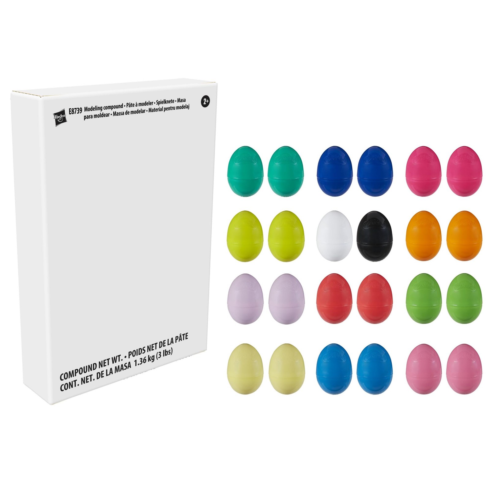 Eggs 24-Pack,Dinosaur & Dragon Egg Hunt Toys,Modeling Compound for Birthday Gift