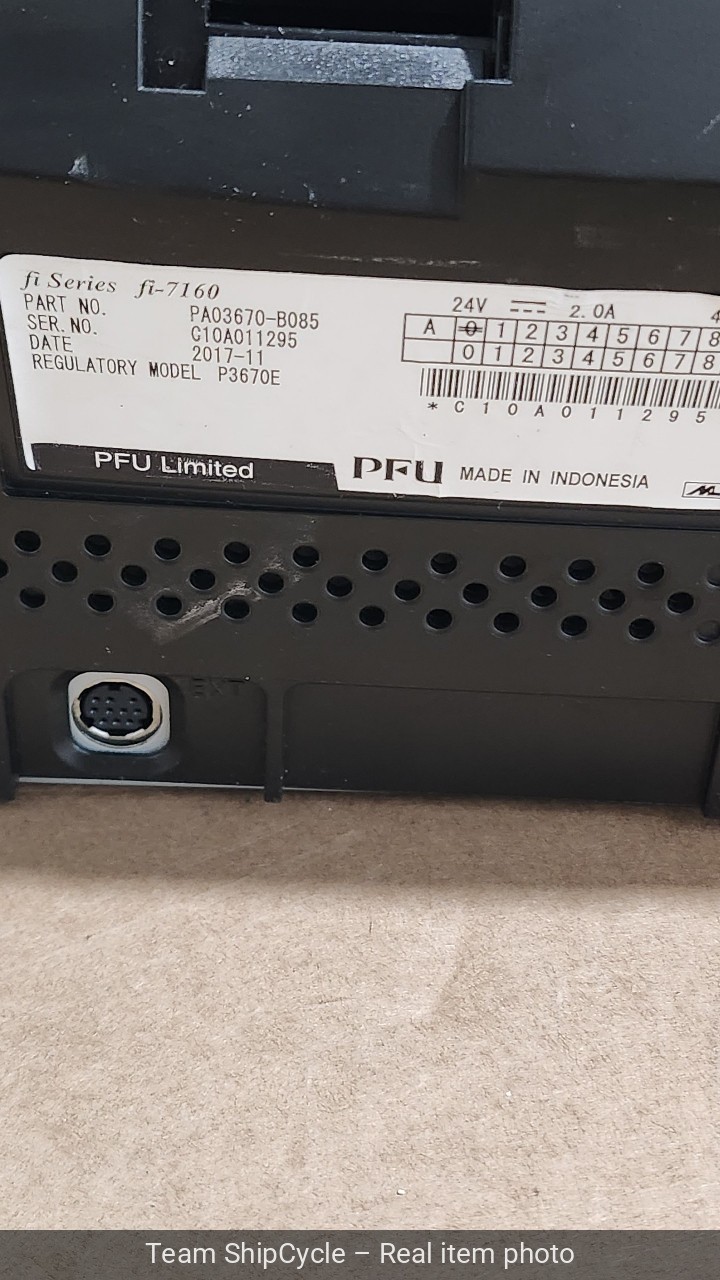 Fujitsu FI7160 HighSpeed Duplex Document Scanner G3D