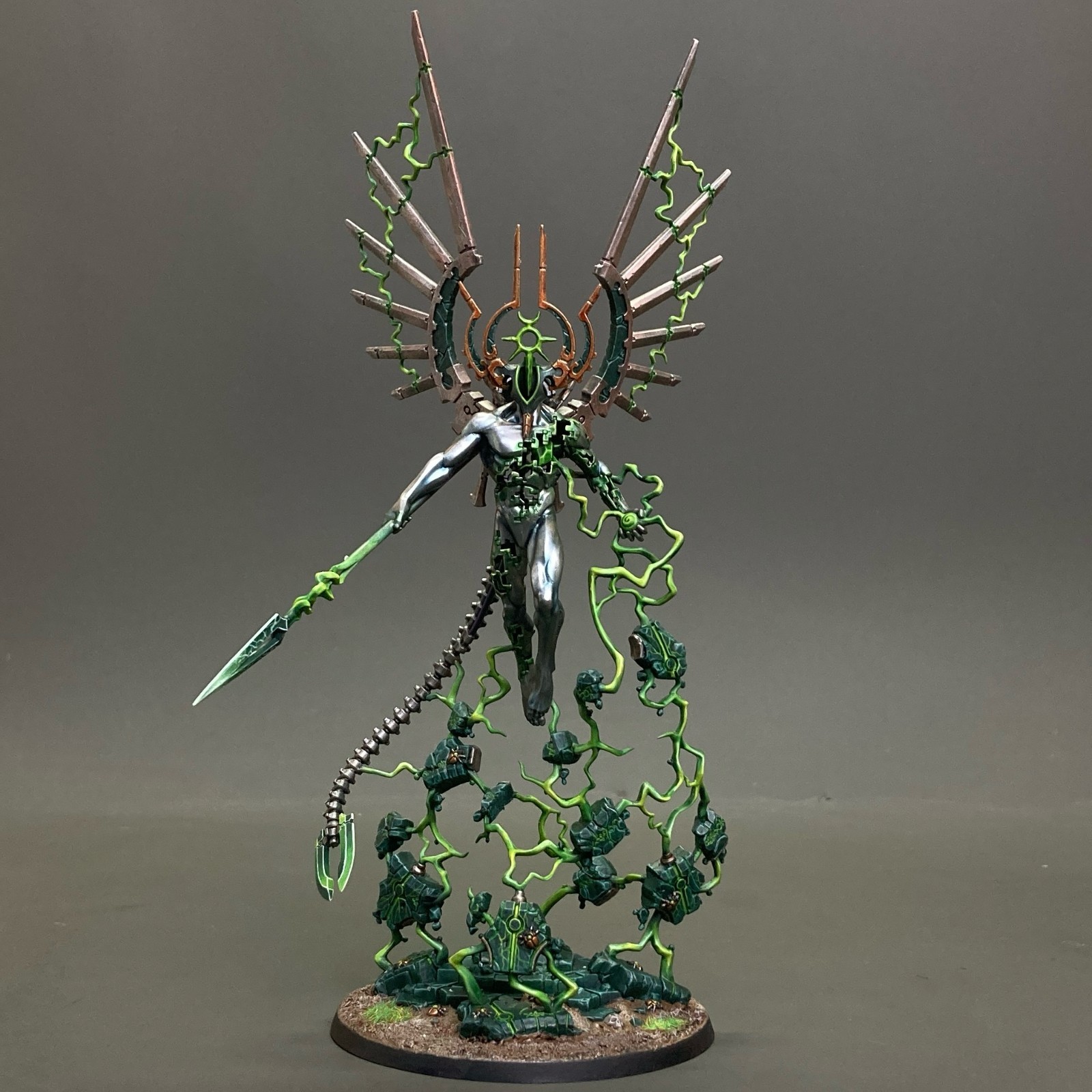 Warhammer 40K Necrons C'Tan Shard Void Dragon Assembled Pro Painted Presale