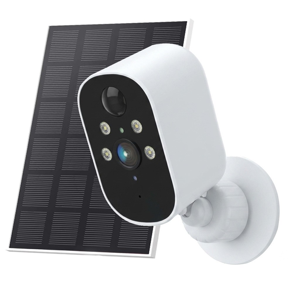 3Pcs Solar Camera Wireless Battery Powered Security Camera System Outdoor WiFi