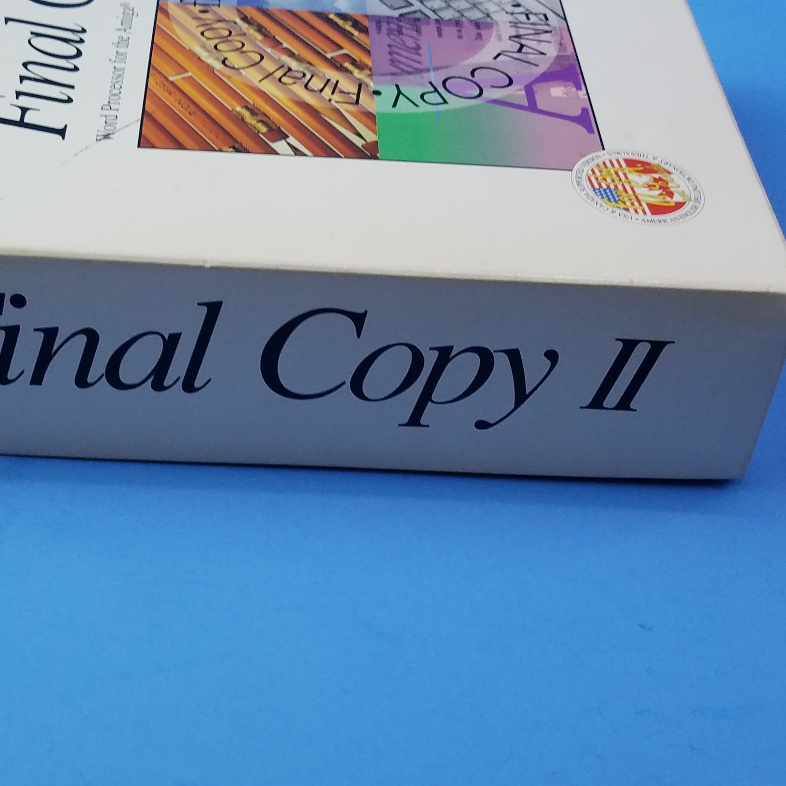 Final Copy II for the Commodore Amiga